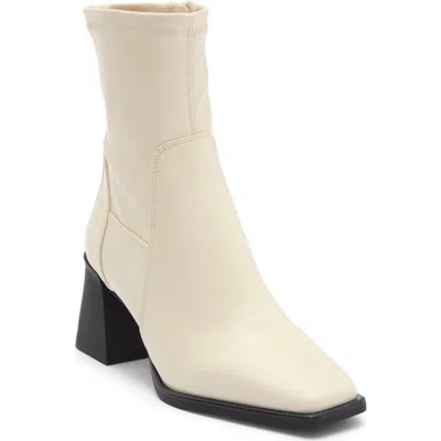 Steve Madden Vallie Square Toe Bootie In Neutral
