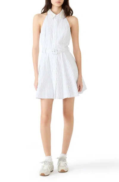 Steve Madden Valor Sleeveless Shirtdress In White