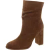 Steve Madden Vector Womens Leather Padded Insole Booties In Multi