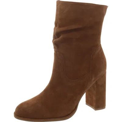 Steve Madden Vector Womens Leather Padded Insole Booties In Multi