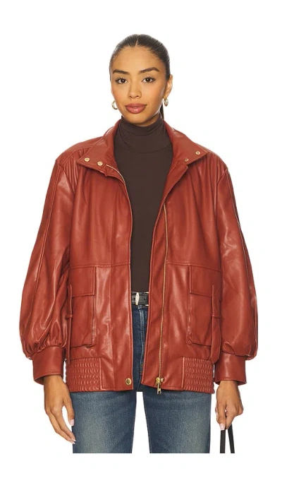 Steve Madden Vee Jacket In Dusty Brick