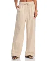 Steve Madden Venetia Linen Blend Drawstring Pants