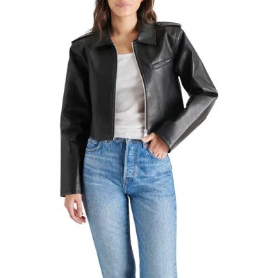 STEVE MADDEN STEVE MADDEN VERONE FAUX LEATHER JACKET