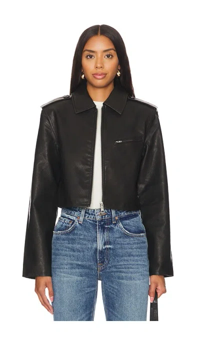 Steve Madden Verone Jacket In Dark Brown