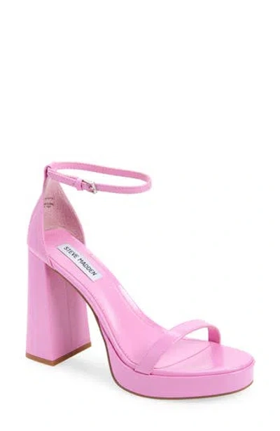 Steve Madden Veronika Platform Sandal In Hot Pink
