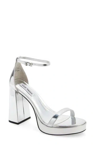 Steve Madden Veronika Platform Sandal In Silver