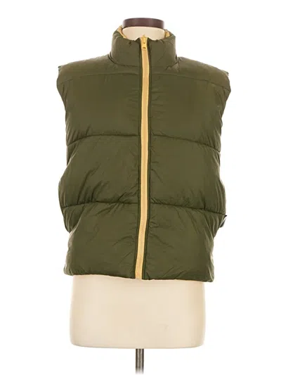 Pre-owned Steve Madden Vest In Green