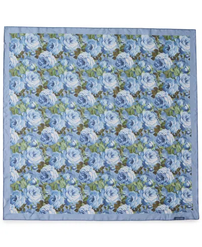 Steve Madden Vintage-inspired Floral Square Scarf In Brown