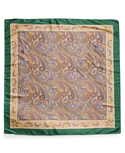 Steve Madden Vintage-inspired Paisley Printed Square Scarf In Multi