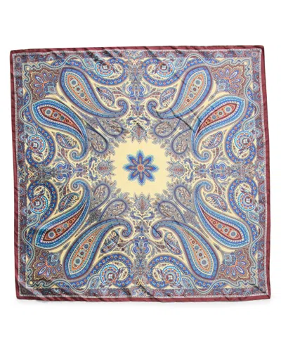 Steve Madden Vintage-inspired Paisley Printed Square Scarf In Pattern