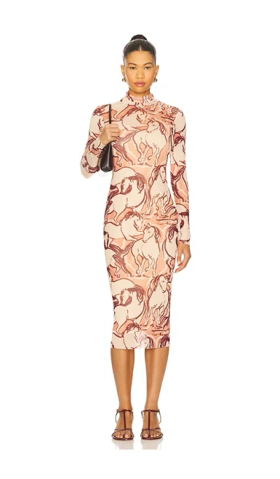 Steve Madden Vivienne Dress In Sorrel Horse
