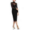 Steve Madden Vivienne Midi Dress In Black
