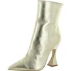 Steve Madden Vivy Womens Leather Pointed Toe Mid-calf Boots In Multi