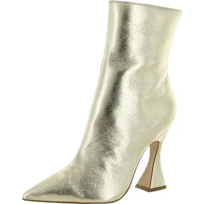 Steve Madden Vivy Womens Leather Pointed Toe Mid-calf Boots In Multi