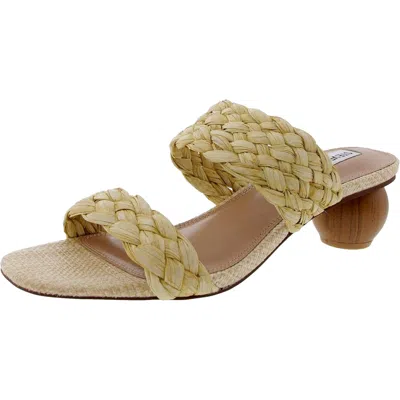 Steve Madden Vows Sandal Raffia Vows01s1-816 Women's In Green