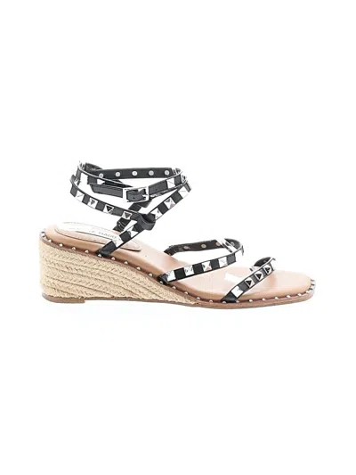 Pre-owned Steve Madden Wedges In Black