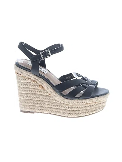 Pre-owned Steve Madden Wedges In Black