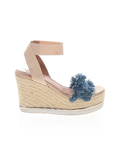 Pre-owned Steve Madden Wedges In Blue