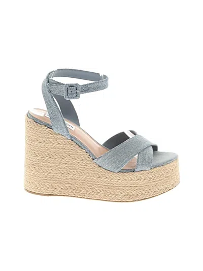 Pre-owned Steve Madden Wedges In Blue