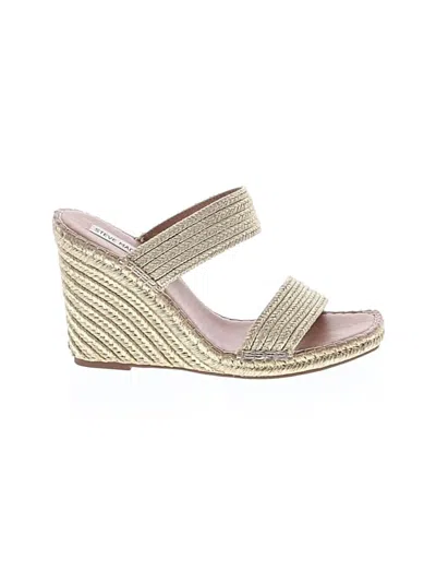 Pre-owned Steve Madden Wedges In Gold