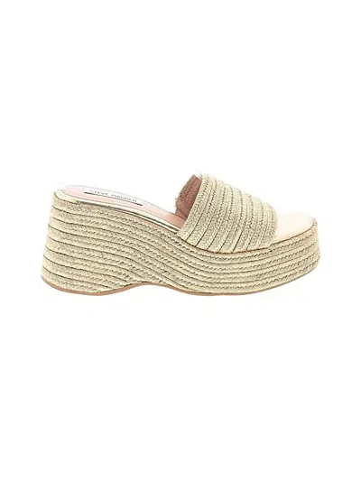 Pre-owned Steve Madden Wedges In Gold