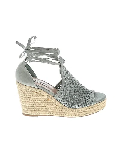 Pre-owned Steve Madden Wedges In Gray