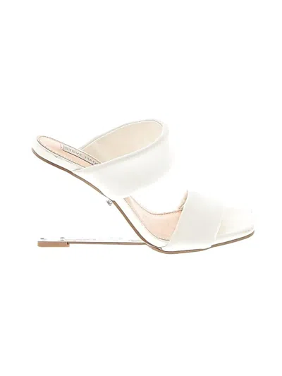 Pre-owned Steve Madden Wedges In White