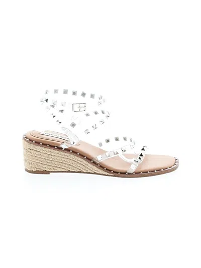Pre-owned Steve Madden Wedges In White