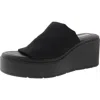 Steve Madden Welsey Womens Solid Mesh Platform Sandals
