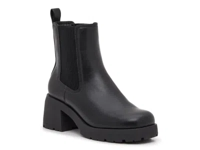 Steve Madden Wide Width Brontey Chelsea Boot In Black