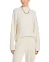 Steve Madden Willa Ribbed Sweater In Whisper White