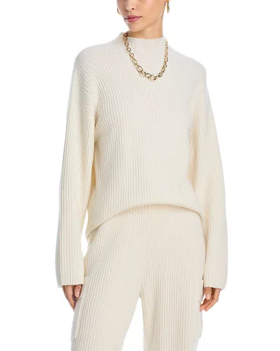 Steve Madden Willa Ribbed Sweater In Whisper White