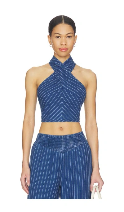 Steve Madden Winnie Top In Blue