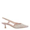 Steve Madden Slingback High Heel Sandals In Neutral