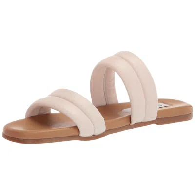 Steve Madden Wizen Sandal Bone Leather Wize01s1-232 Women's In Pink