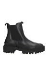 Steve Madden Woman Ankle Boots Black Size 10 Soft Leather In Black