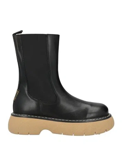 Steve Madden Woman Ankle Boots Black Size 7.5 Leather