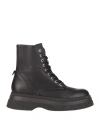 Steve Madden Woman Ankle Boots Black Size 10 Soft Leather In Black