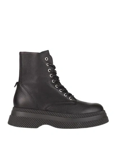 Steve Madden Woman Ankle Boots Black Size 10 Soft Leather
