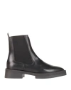 Steve Madden Woman Ankle Boots Black Size 7.5 Soft Leather In Black