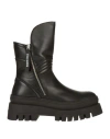 Steve Madden Woman Ankle Boots Black Size 10 Soft Leather In Black