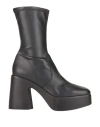 Steve Madden Woman Ankle Boots Black Size 10 Textile Fibers In Black