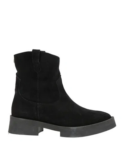 Steve Madden Woman Ankle Boots Black Size 9 Leather