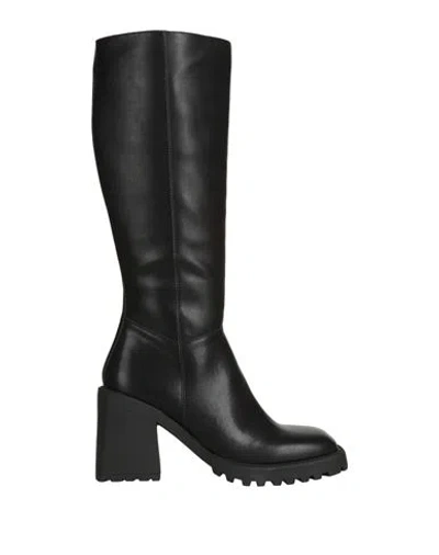 Steve Madden Woman Knee Boots Black Size 10 Soft Leather