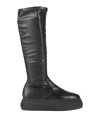 Steve Madden Woman Boot Black Size 7.5 Synthetisches Material In Black