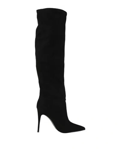 Steve Madden Woman Boot Black Size 8.5 Textile Fibers