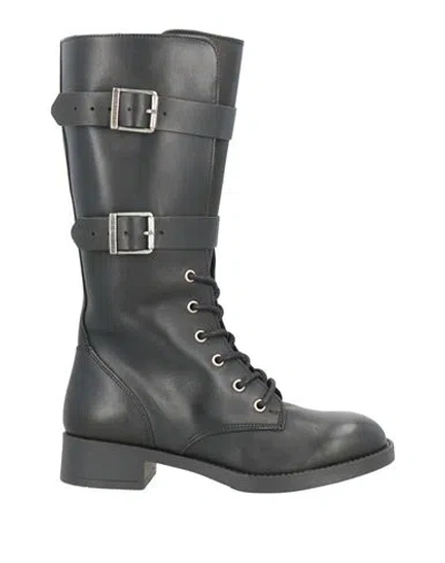 Steve Madden Woman Boot Black Size 9 Leather