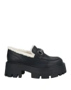 Steve Madden Woman Loafers Black Size 7.5 Leather