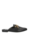 Steve Madden Woman Mules & Clogs Black Size 6 Leather