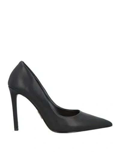 Steve Madden Woman Pumps Black Size 8 Leather